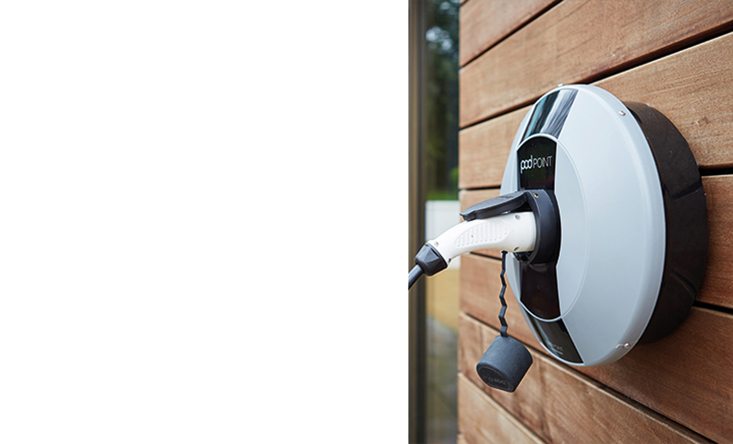 Benefits Of Electric Cars Home Charging White